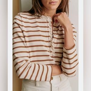 Gael Mariniere - Sézane Medium Top-Camel